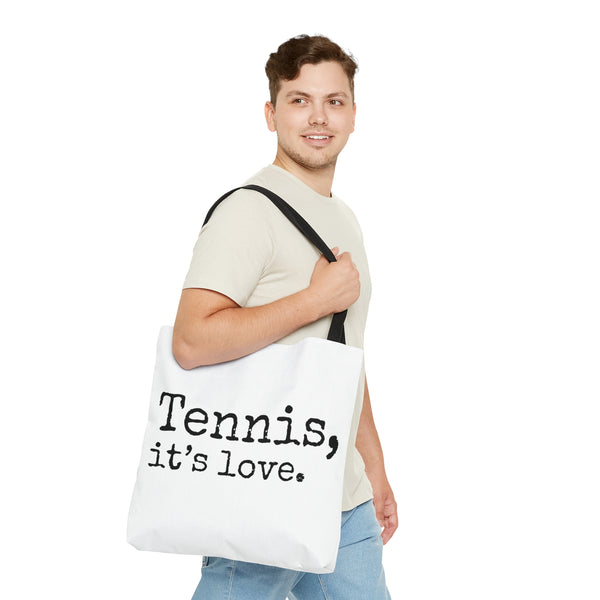 Tennis, it's love. Tote Bag