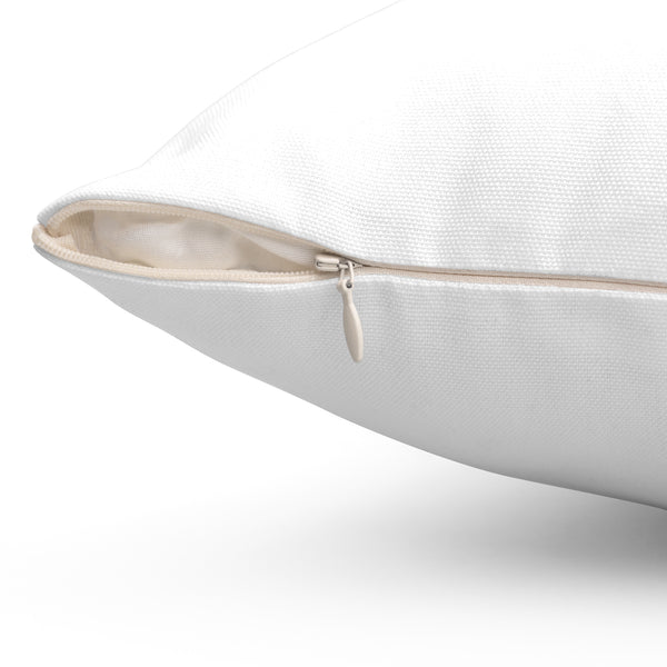 Tennis, it's love. White Spun Polyester Square Pillow