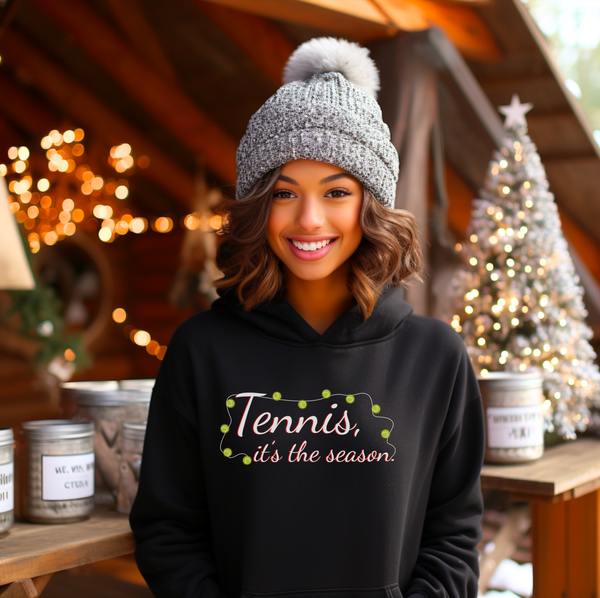 Tennis It's The Season Holiday Sweatshirt (8 Color Options)