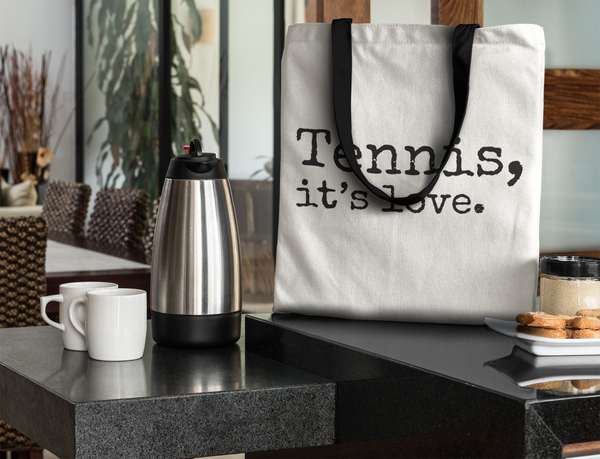 Tennis, it's love. Tote Bag