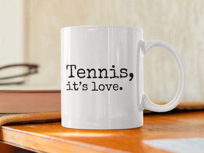 Tennis Mugs with Fun Sayings