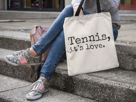 Tennis, it's love. Tote Bag